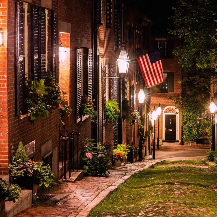 Photo of Beacon Hill in Boston, MA near the Williams Media agency offices