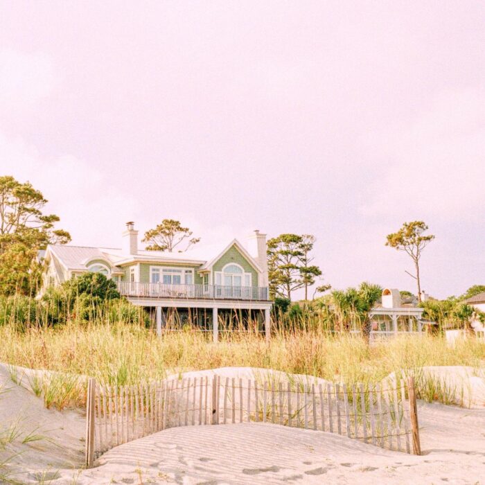 Picture a beach front home on Hilton Head island.