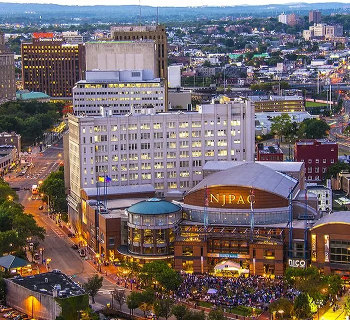 NJPAC arena in Newark NJ