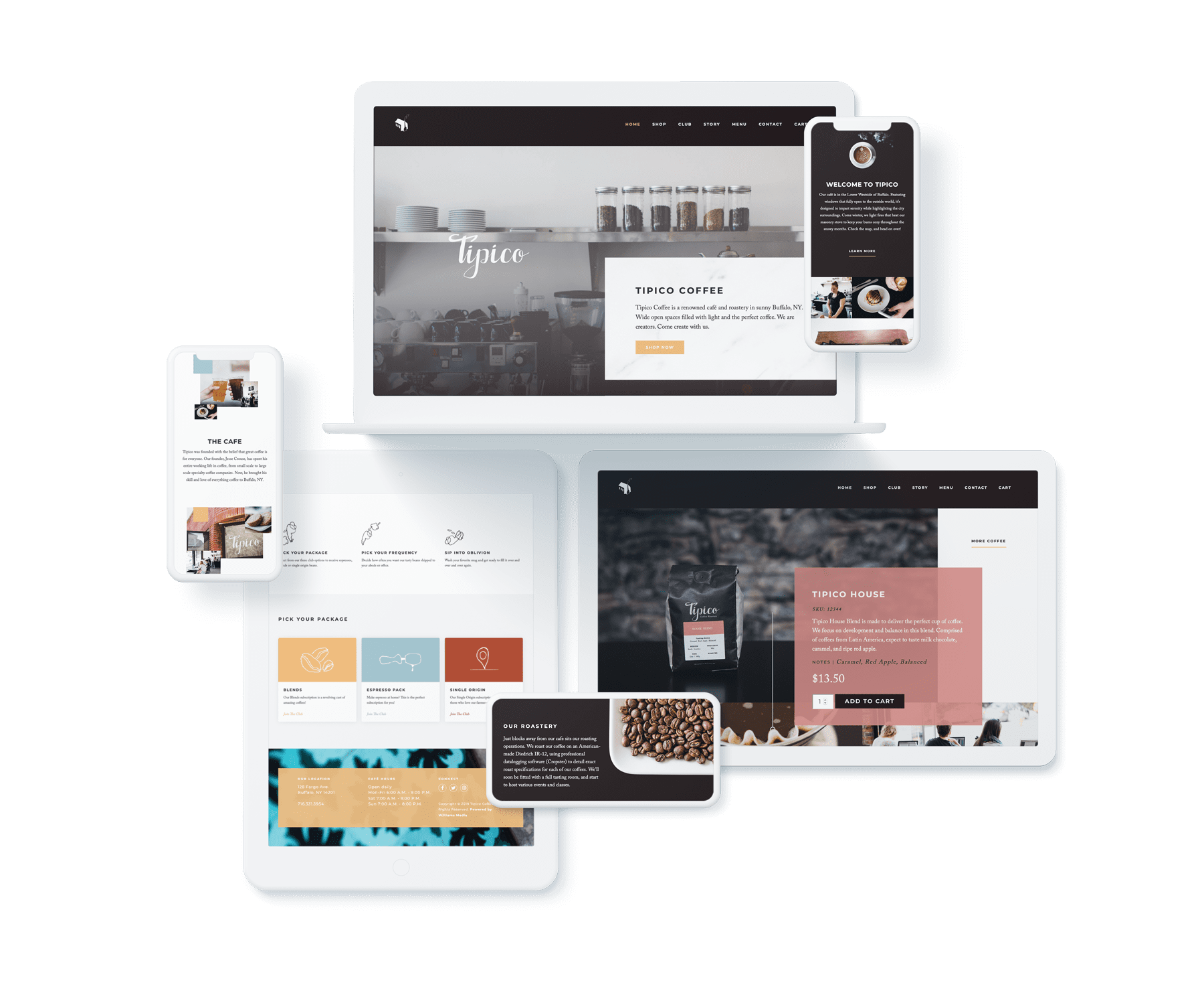 Tipico Coffee | Buffalo Website Design